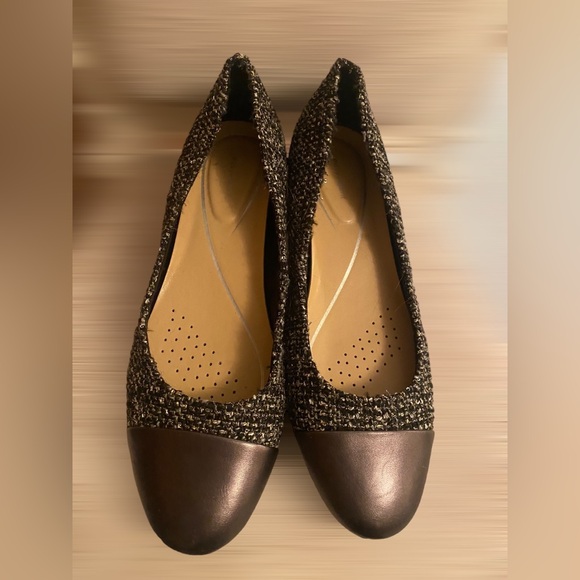 Easy Spirit Libie Tweed Block Heel Leather Toe Women’s Sz 10 Worn Once $109 - Picture 2 of 8